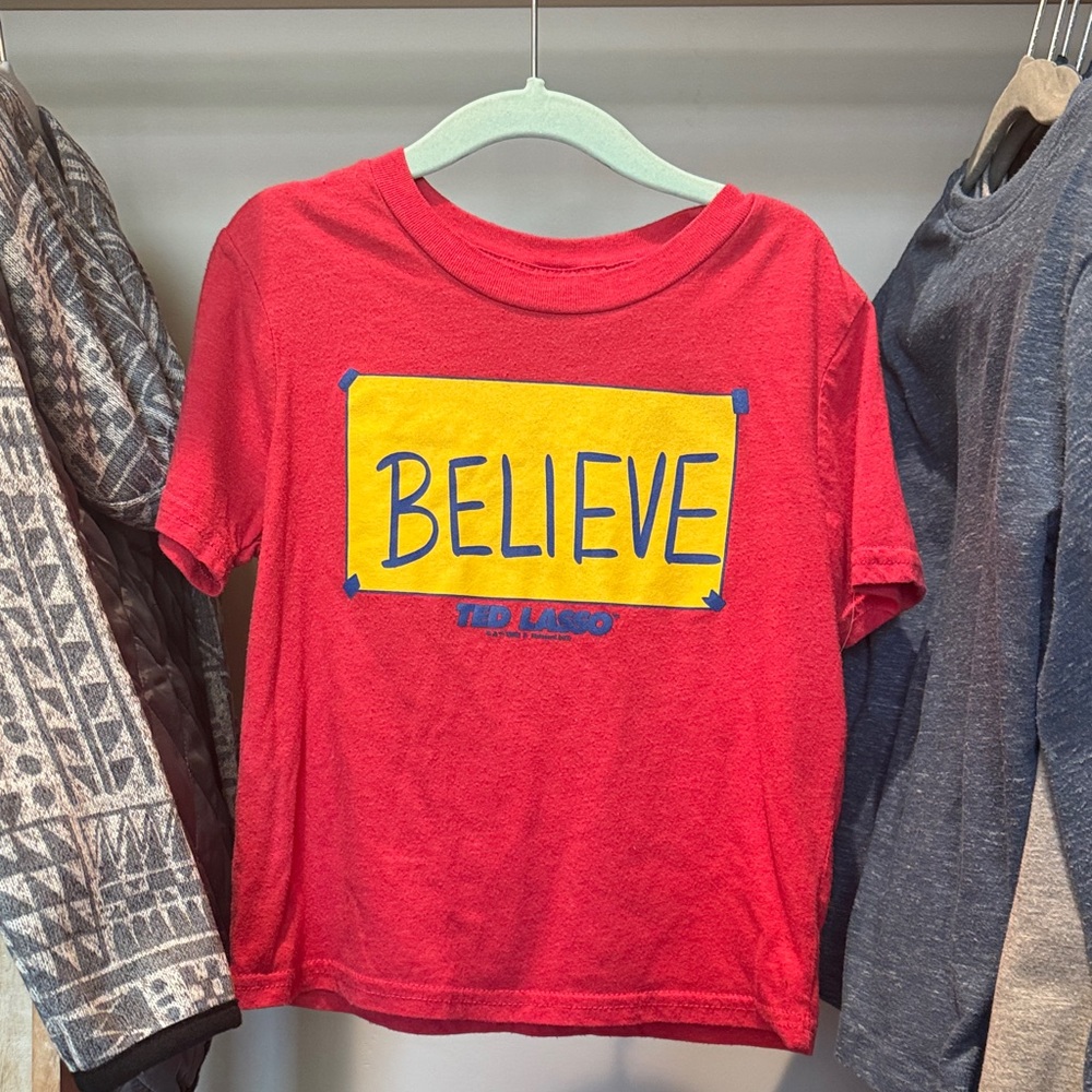 Ted Lasso “believe” t shirt